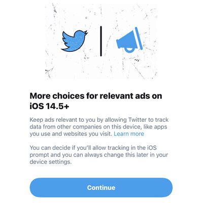 app tracking transparency twitter