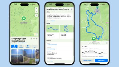 ios 18 mapas de senderismo