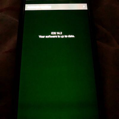 iphone 12 green glow