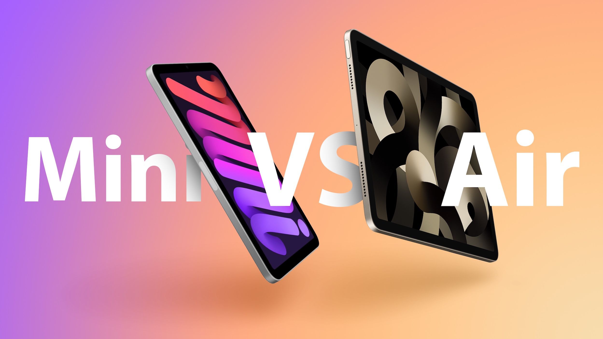 Apple iPad Air (2022) vs. Apple iPad Mini (2021)