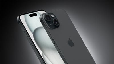 الميزة العامة لجهاز iPhone 15 باللون الأسود