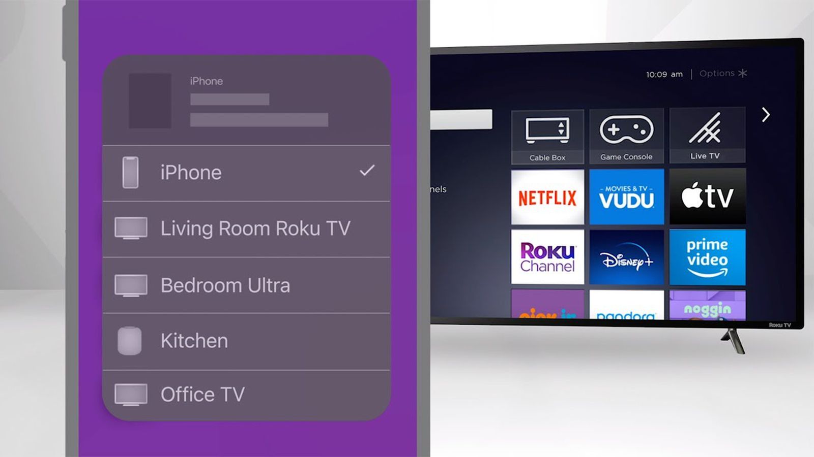 Select Roku Streaming Players And Tvs, How To Screen Mirror Iphone 12 Roku Tv
