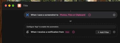 shortcuts new triggers macos 27