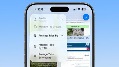 Safari in iOS 26 Includes Apple Intelligence Tab Organizing Feature