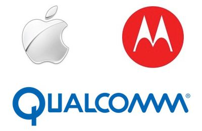 apple motorola qualcomm logos