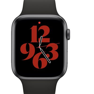 red dot apple watch