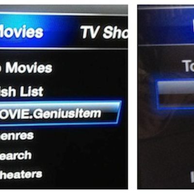 apple tv genius option combined