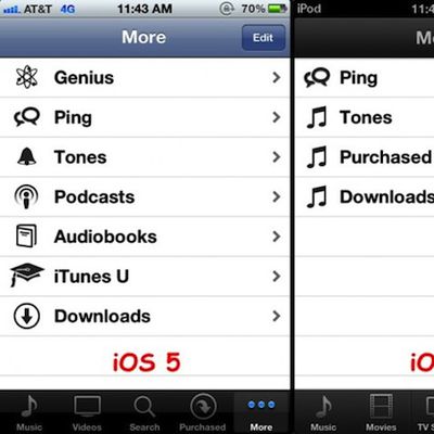 ios 5 ios 6 itunes more