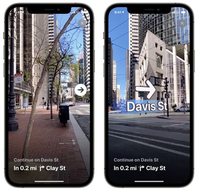 ios 15 maps ar walking directions