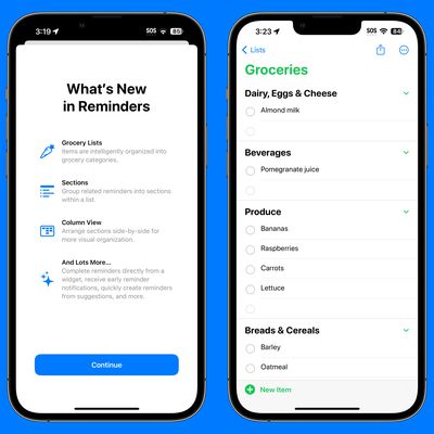 ios 17 reminders app