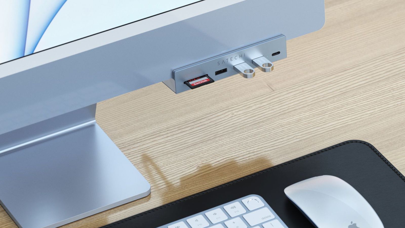 Satechi Launches New USB-C Clamp Hub for M1 iMac - MacRumors