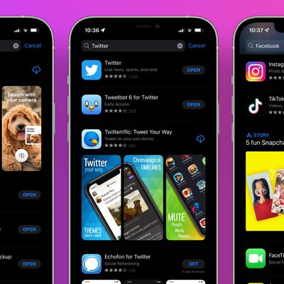ios 15 app store search results