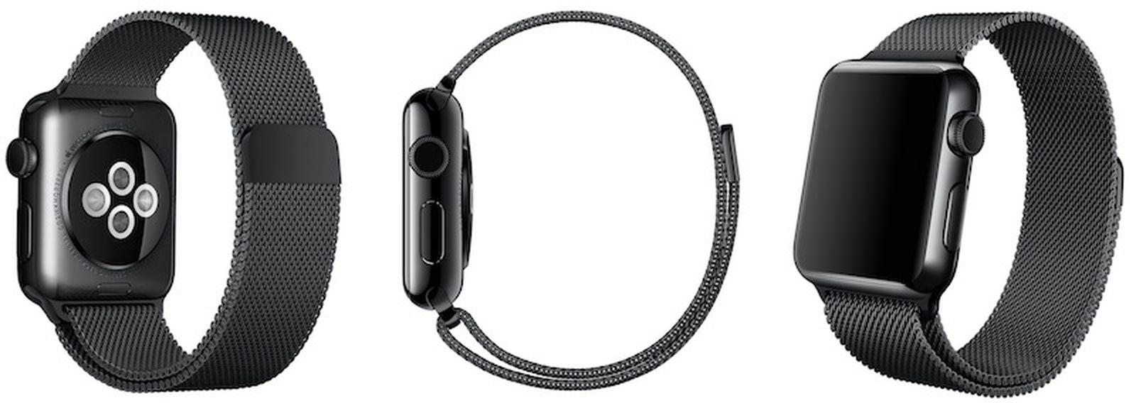 Apple Watch Space Black Milanese Loop Strap
