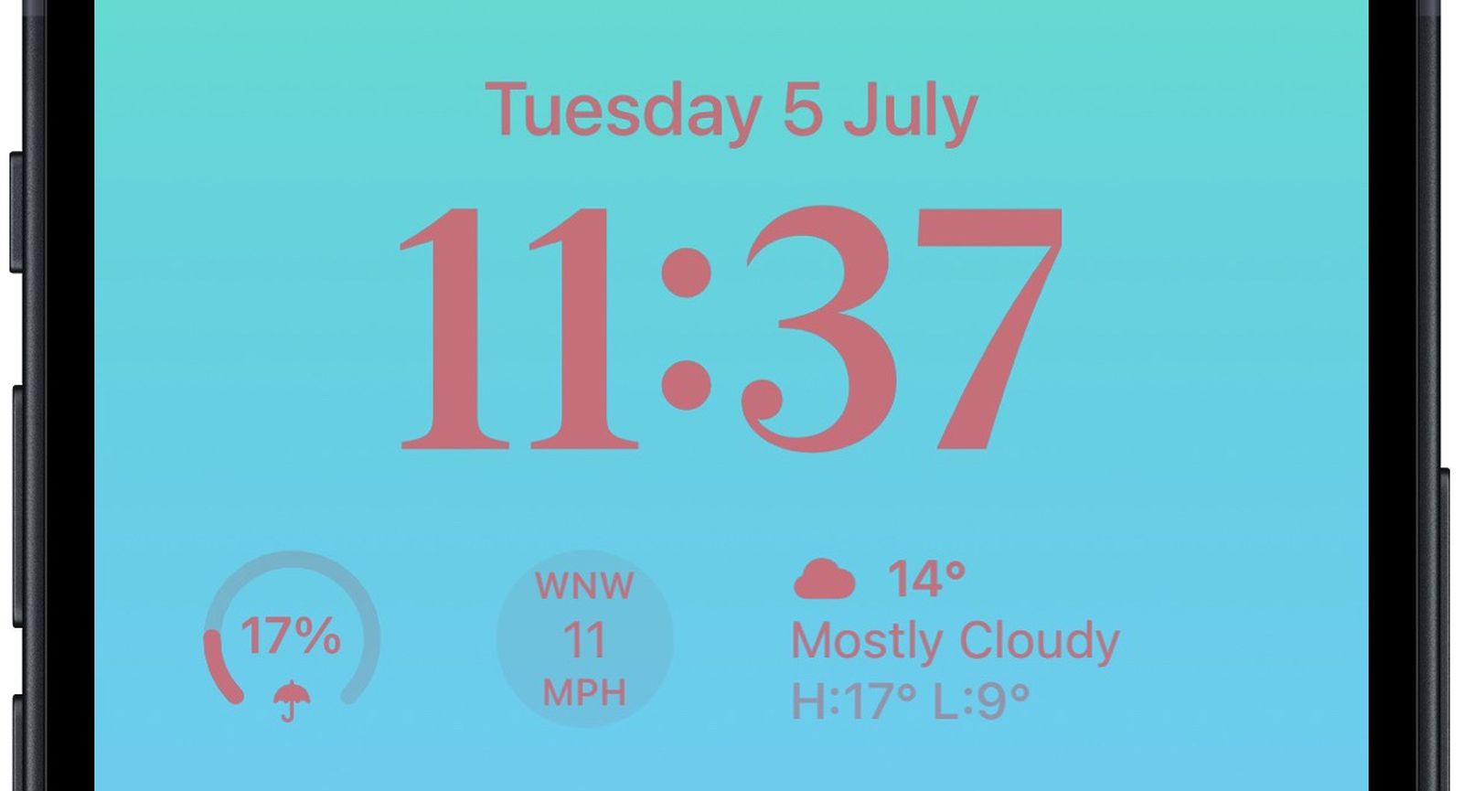 iOS 16: How to Show the Weather Forecast on Your iPhone Lock Screen