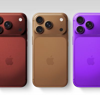 Coffee Burgundy and Purple iPhone 18 Pro Mock