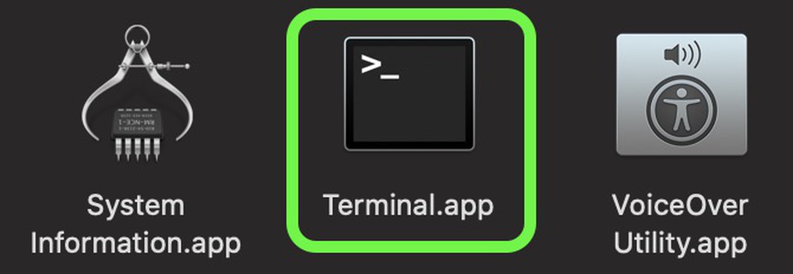 mac open in terminal