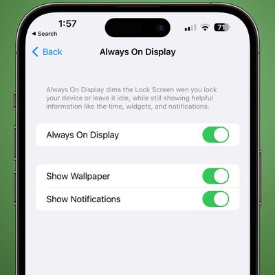 always on display options