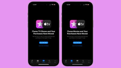 Apple Removes Option to Buy TV Shows and Movies in iOS 17.2 iTunes Store App