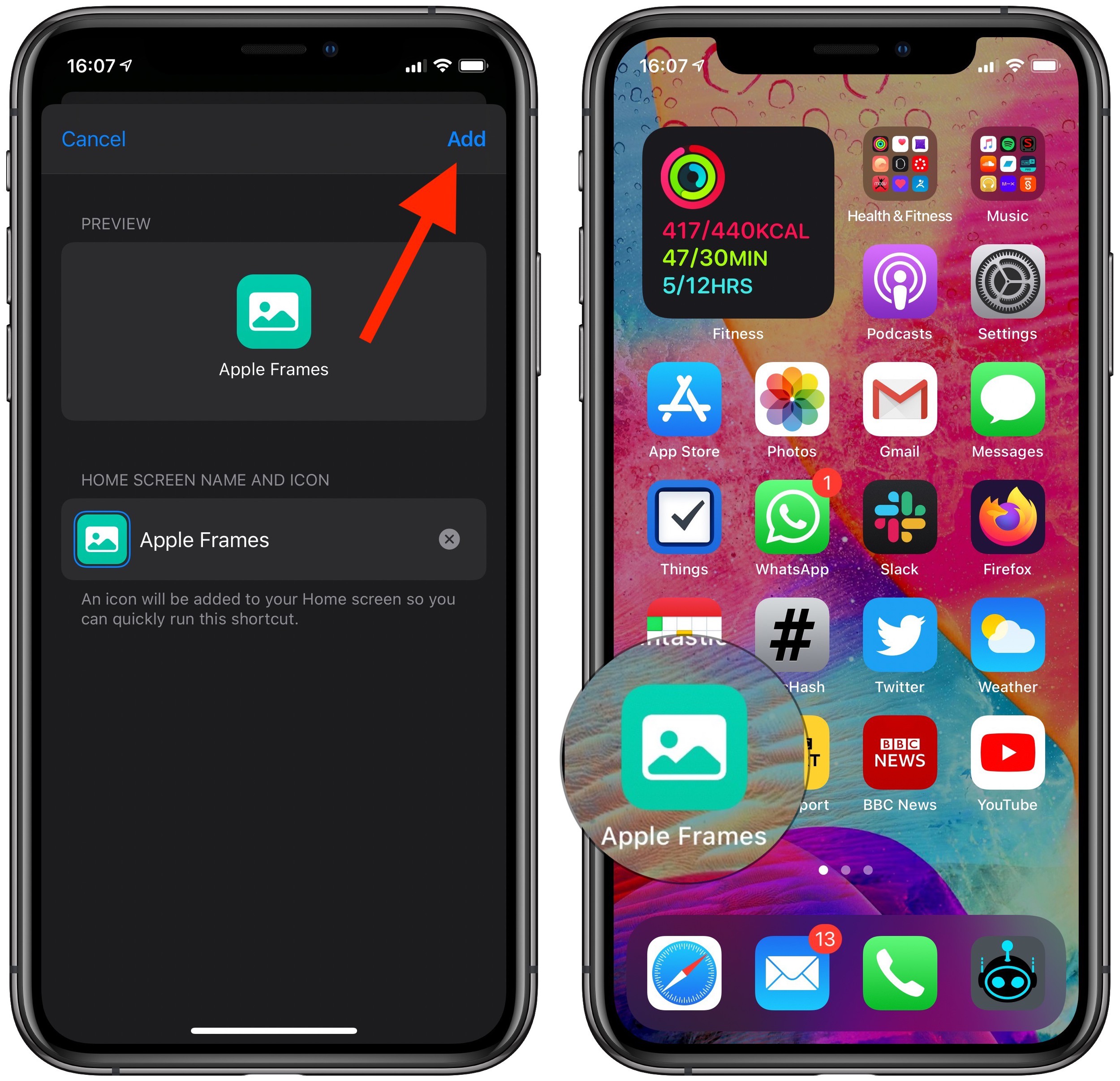 How to add a shortcut from the ios shortcuts app to your home screen macrumors
