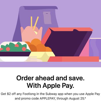 subway apple pay deal