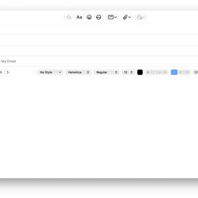 apple working on redesigned formatting bar for mail 2