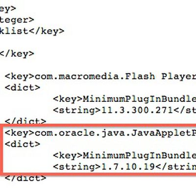 java 7 blacklist