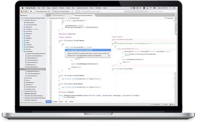 open project in visual studio for mac