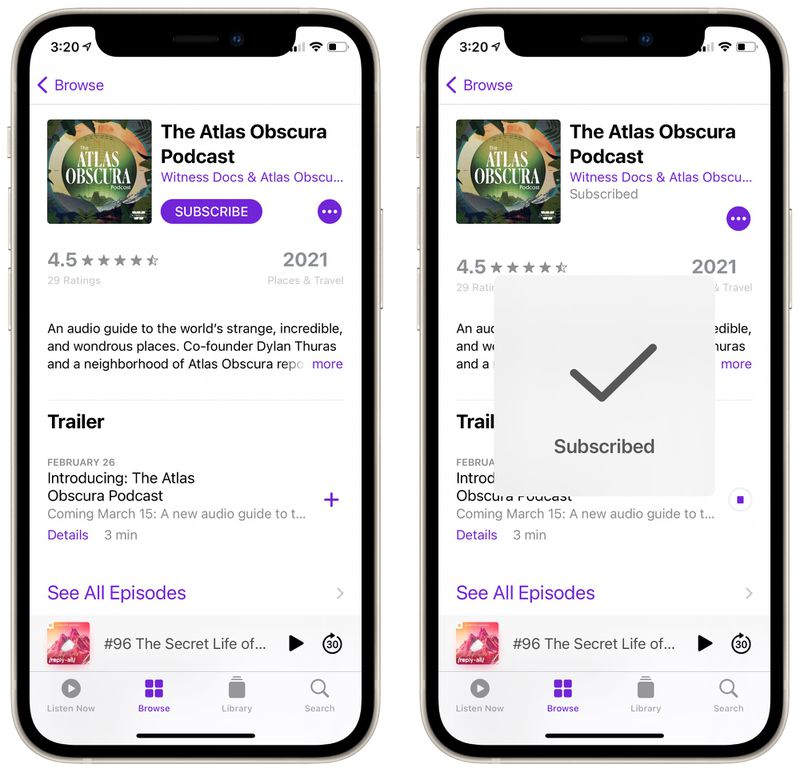 Apple Podcasts App Lets Users 'Follow' New Content Instead Of ...