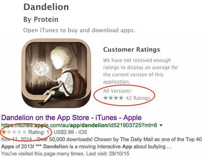 Dandelion 1 star