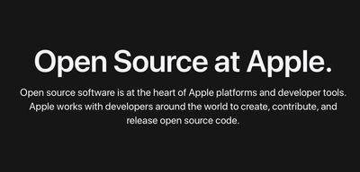 apple open source site