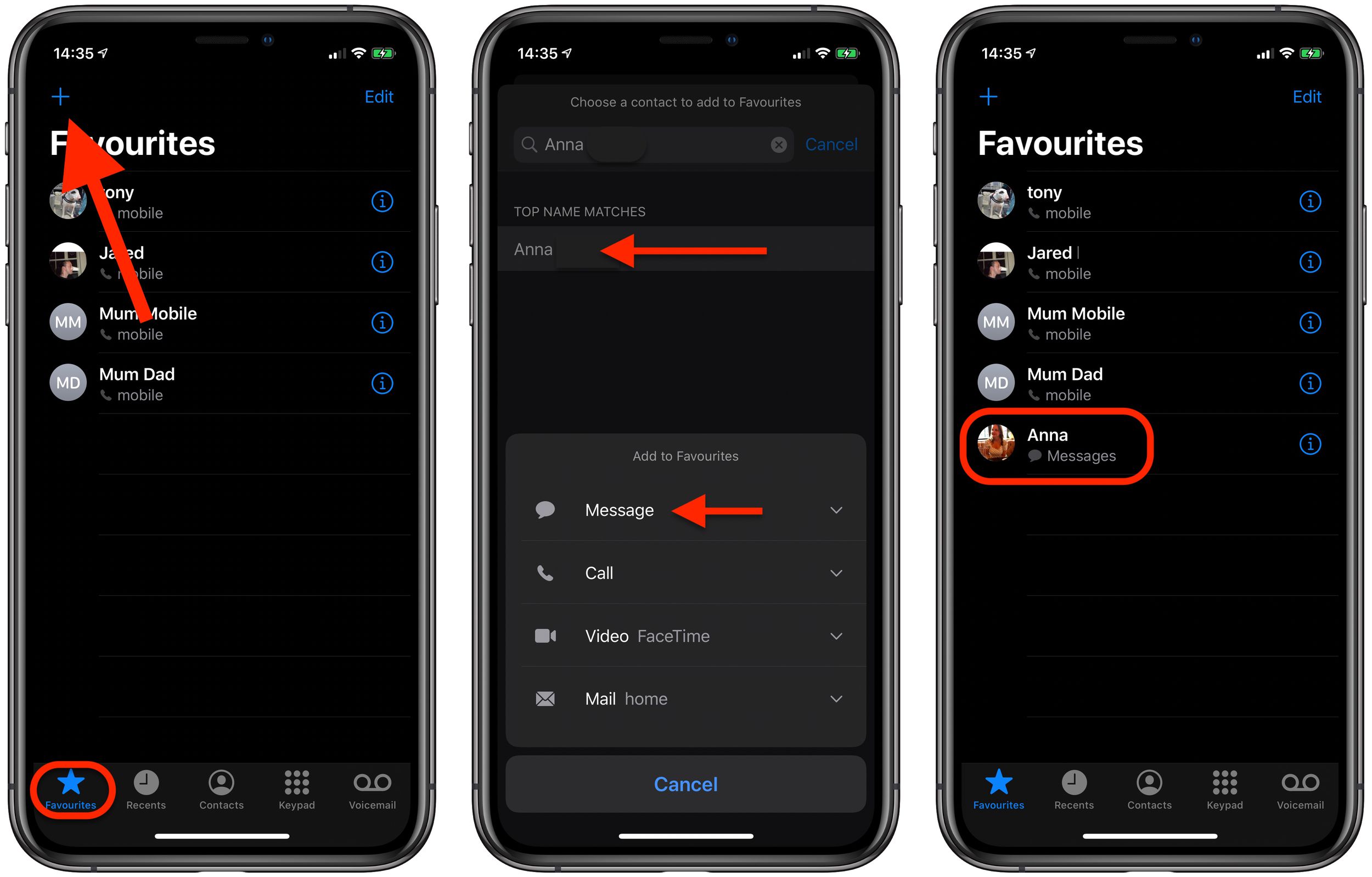 How to Customize Favorite Contacts in iOS MacRumors