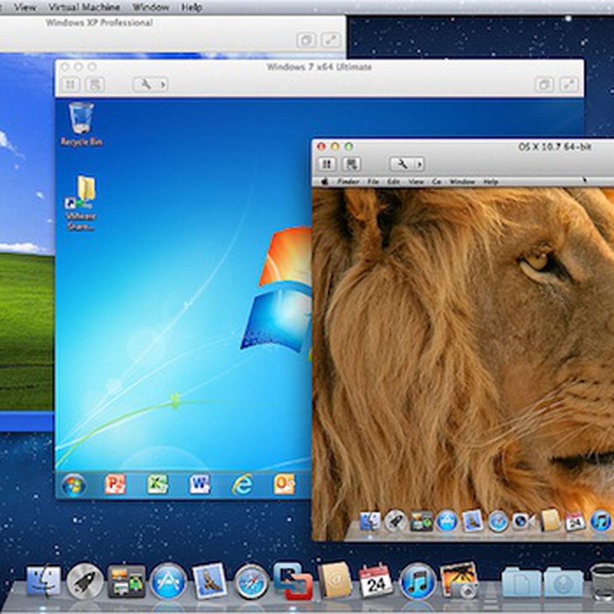 multiple desktops on mac lion