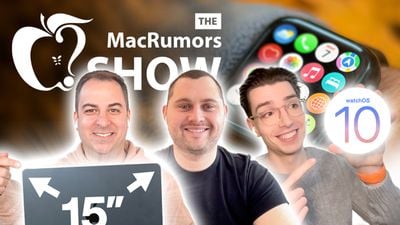 The MacRumors Show Mark Gurman 15  MBA and watchOS 10 alt