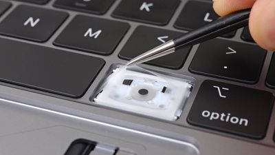 ifixit butterfly keyboard mac - تسویه 50 میلیون دلاری اپل در مورد صفحه کلید معیوب مک بوک: آنچه باید بدانید