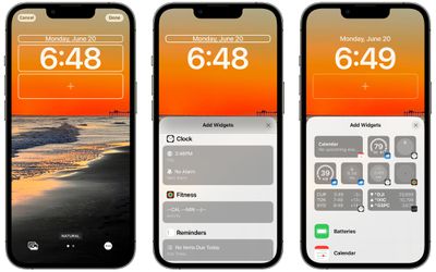 ios 16 widgets lock screen 1