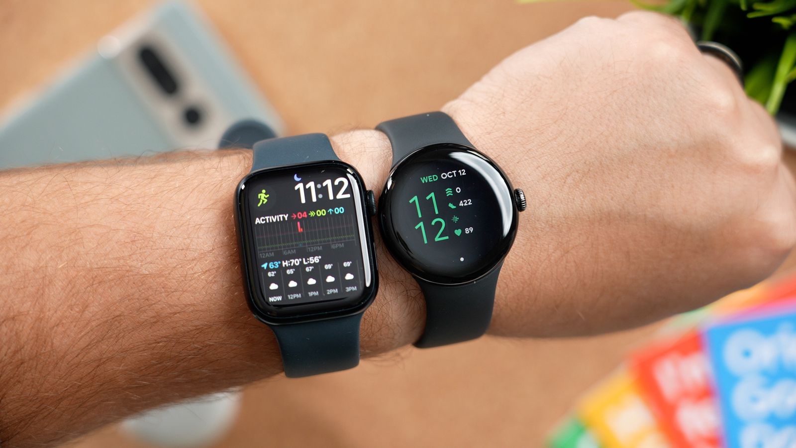 Google's New Pixel Watch vs. Apple Watch Series 8 MacRumors