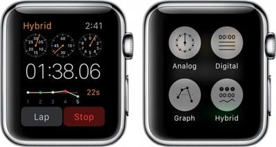 Apple Watch Stopwatch