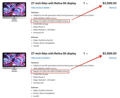 imac pricing issue