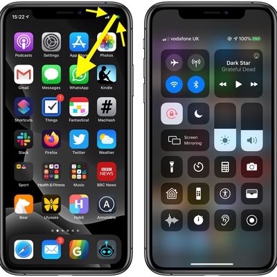 how to access control center