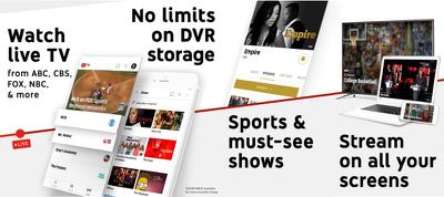 TV - Watch & DVR Live Sports, Shows & News