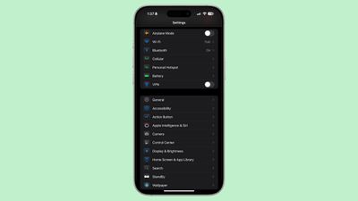 ios 18 2 dark mode settings