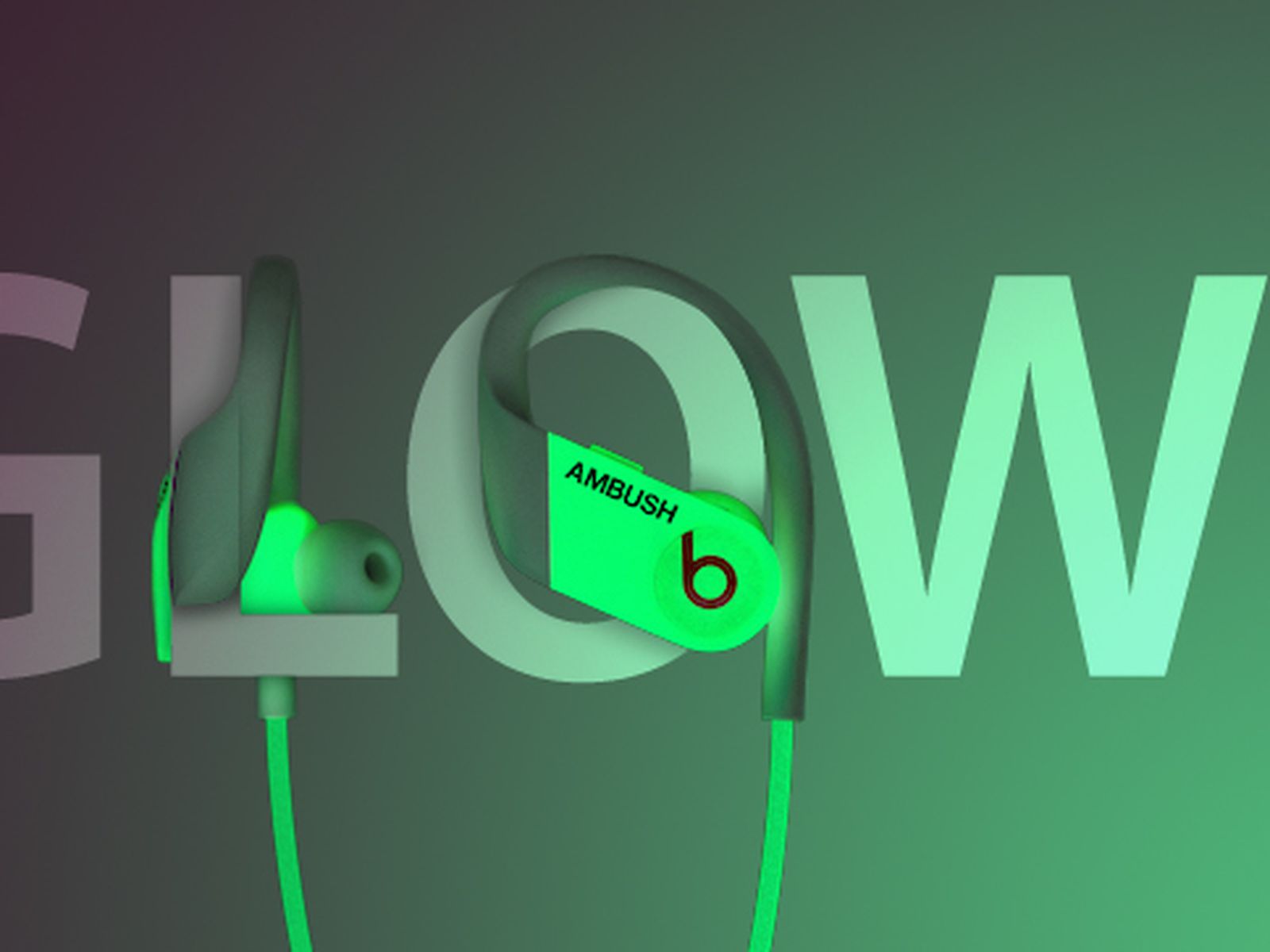 Beats and AMBUSH Team Up on New Glow-in-the-Dark Powerbeats