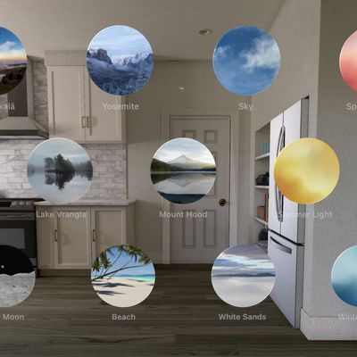 vision pro environments