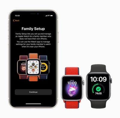 apple watch family setup iphone 11