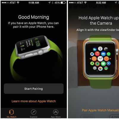 apple watch pairing auto