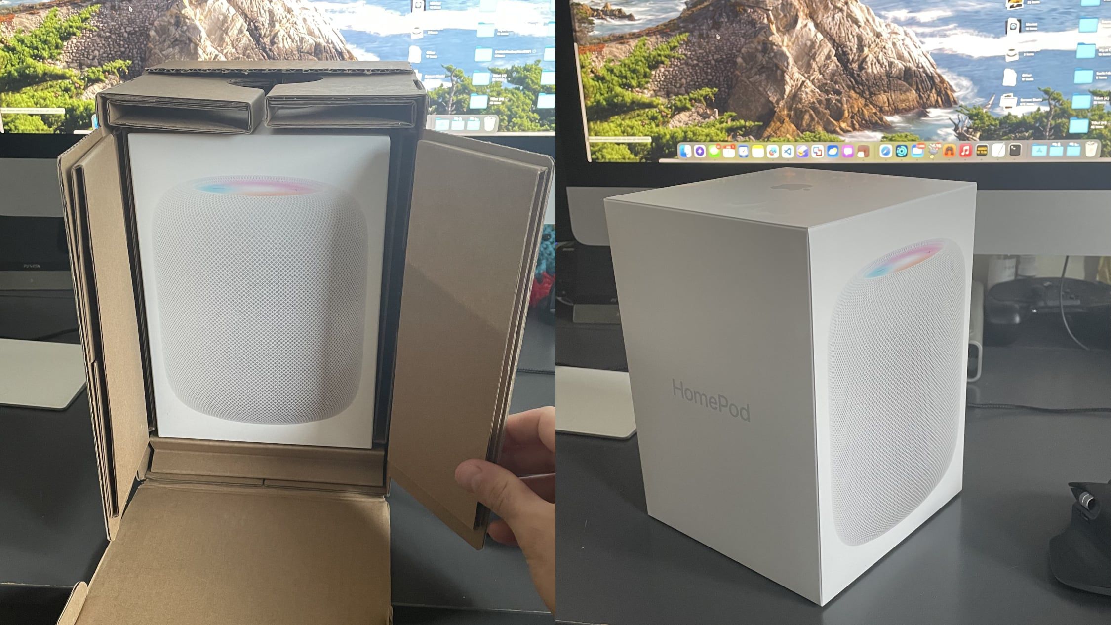 The new HomePod was delivered to a lucky customer two days ago