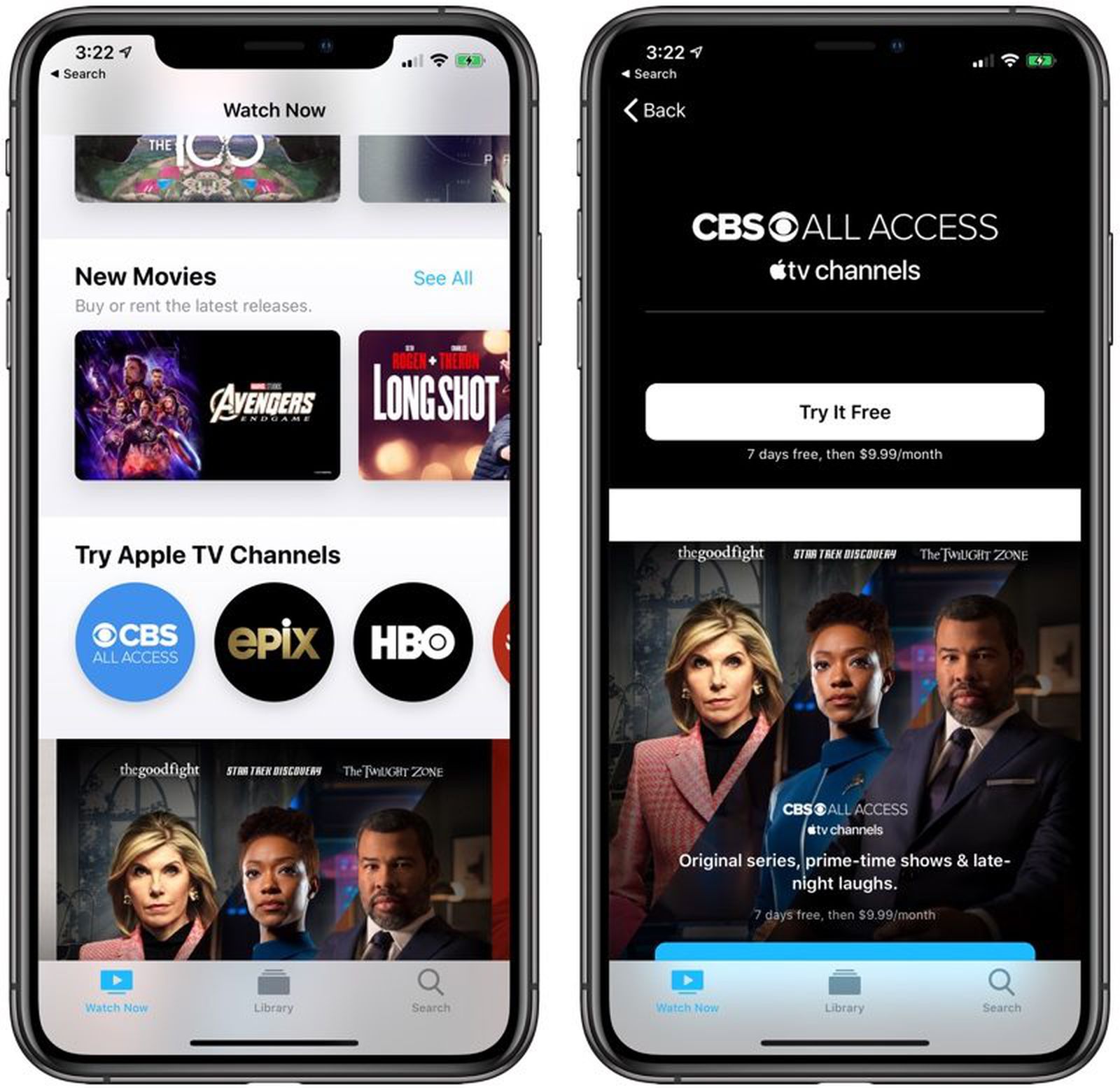 Cbs all access apple shop tv