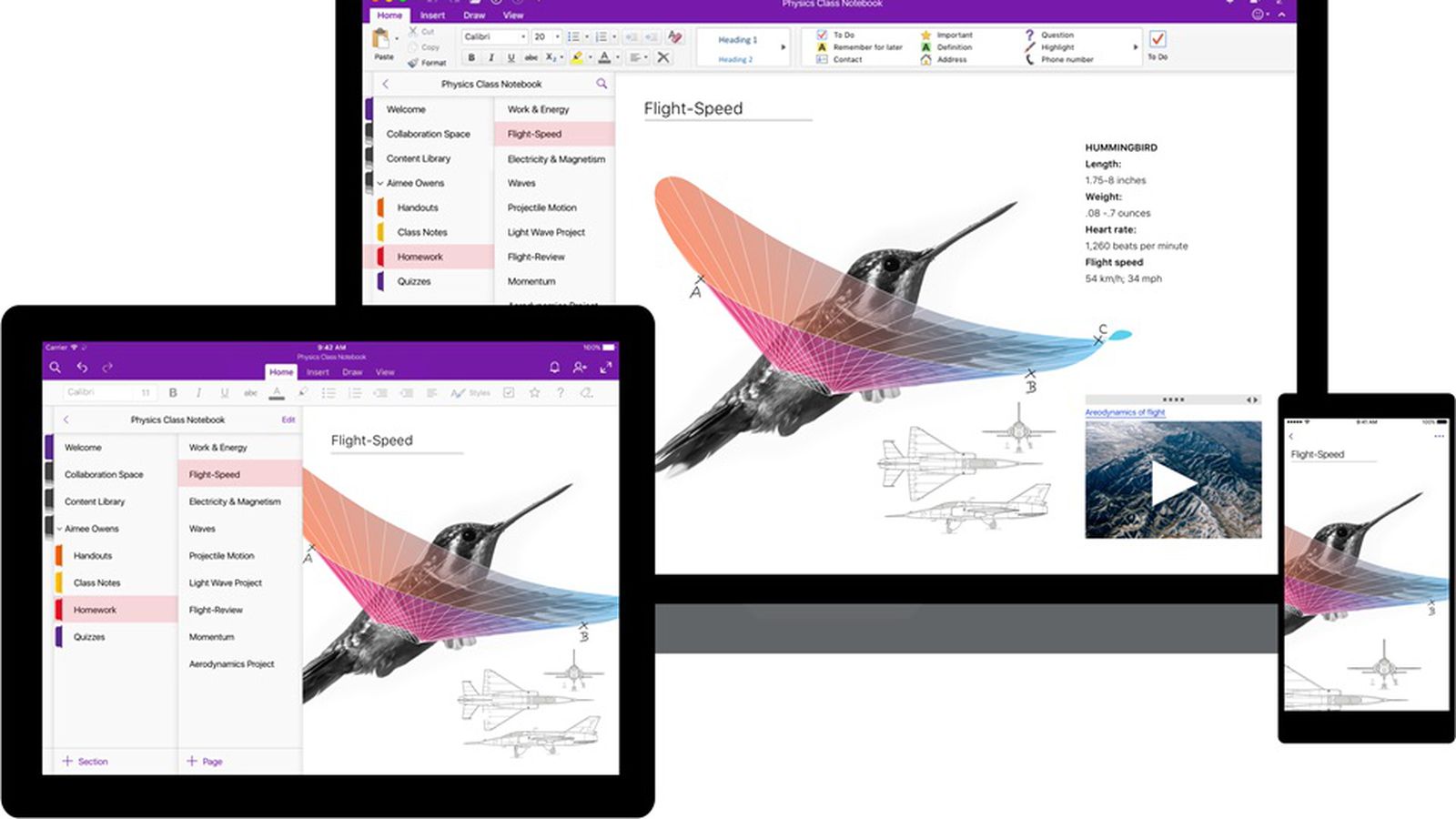 make landscape orientation for onenote on mac