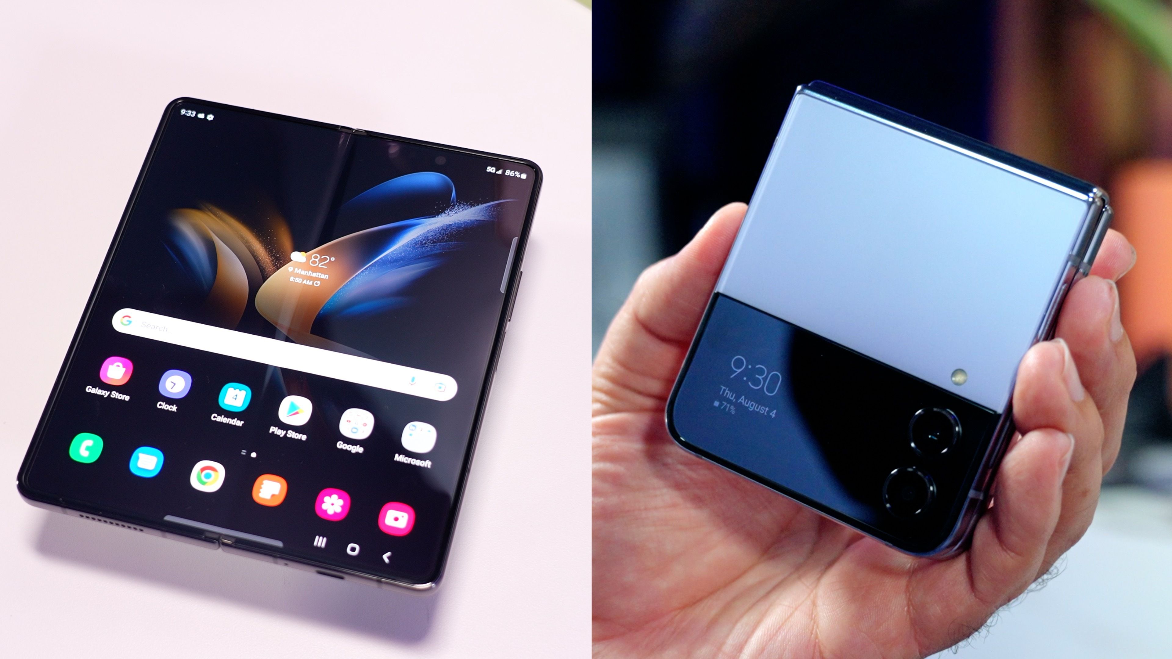Hands-On With Samsung's Latest Foldable Smartphones, the Galaxy Z Fold and Z Flip