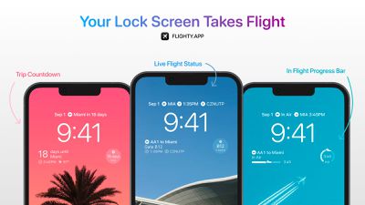 flighty app - برنامه هایی که پشتیبانی از ویجت قفل صفحه نمایش iOS 16 را اضافه کرده اند
